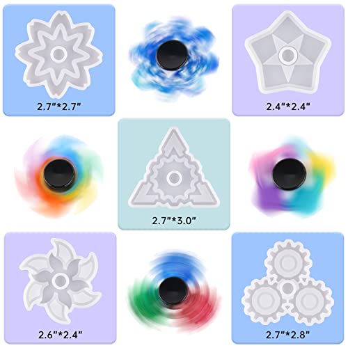 Fidget Spinner Silicone Resin Mold Kit
