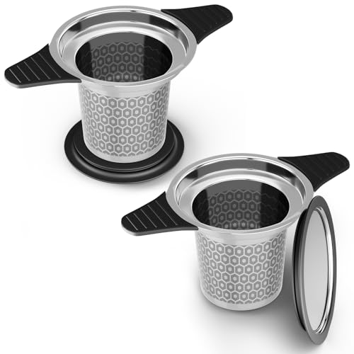 2 PCS 304 Stainless Steel Tea Infuser for Loose Leaf Tea Steeper (2 Count)