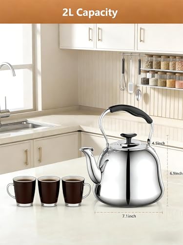 2L Whistling Stovetop Tea Kettle