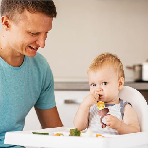 Silicone Baby Food Freezer Tray with Teething Popsicle Molds