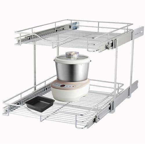 2 Tier Pull Out Cabinet Organizer