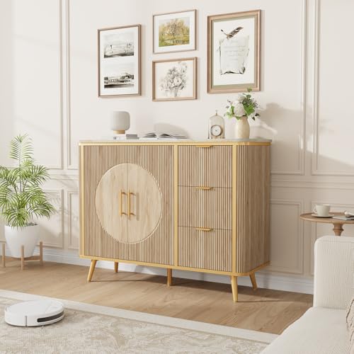 47.3" Modern Buffet Cabinet with Storage