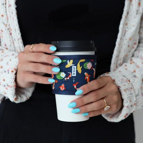 HotSok Coffee & Tea Reusable Insulated Neoprene Cup Sleeve
