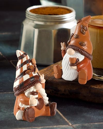 Maillard Coffee Gnomes Figurines Set (2 Count)