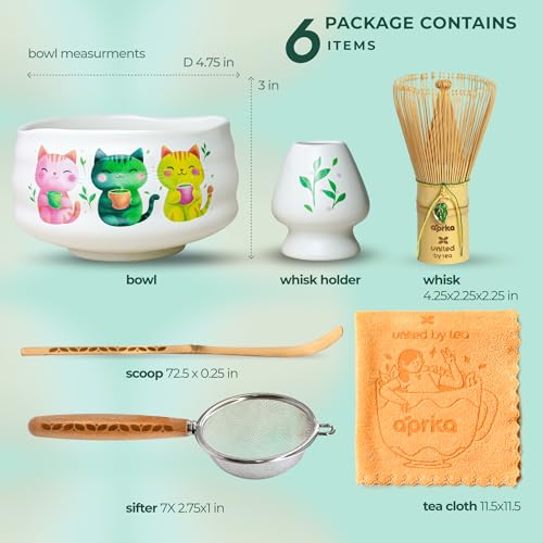 Aprika Life Matcha Whisk Set 6 Pcs
