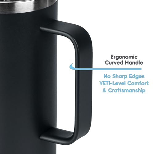14 24oz Insulated Coffee Mug With Handle