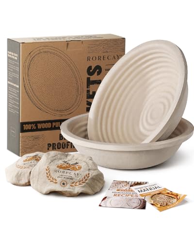 Wood Pulp Banneton Bread Proofing Baskets (2 Count)