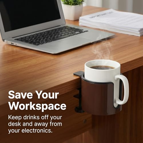 Luxury 2pcs Desk Cup Holder (2 Count)