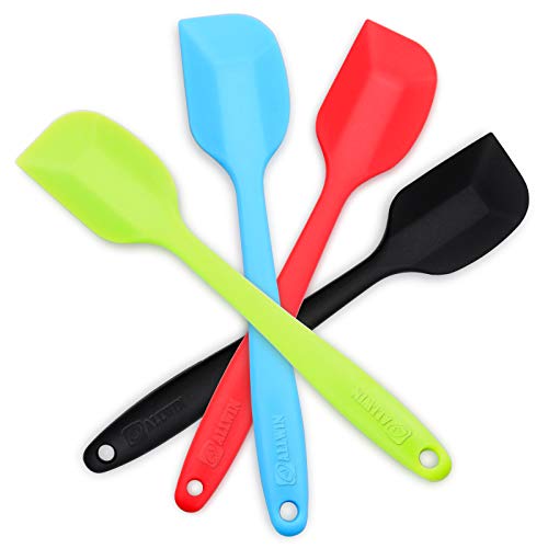 4 Piece Silicone Spatula Set with Stainless Steel Core (4 Count)