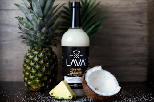 Premium Coco Pina Colada Made with Cream of Coconut and Real Pineapple (33.8 Fl Oz)