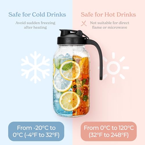 64 oz Mason Jar Pitcher