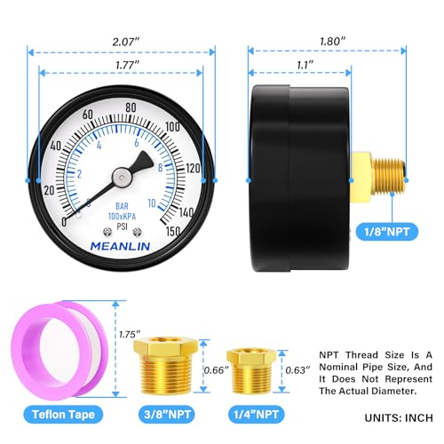 0 150Psi 2" DIAL FACE 1
