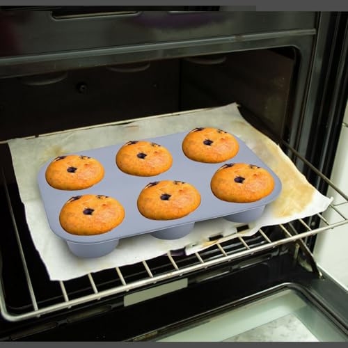 6 Cups Silicone Mini Muffin Pan Set