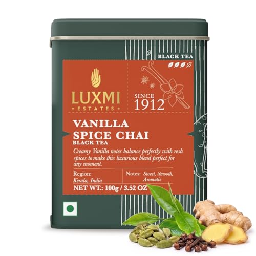 Estates Vanilla Spice Chai Loose Leaf Black Tea 100g (3.5274 Ounce)