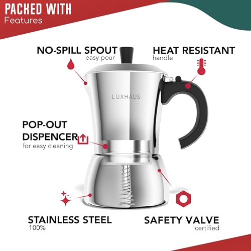 3 Cup Moka Pot (3 Count)