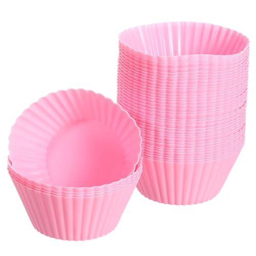 42Pcs Silicone Cupcake Liners (42 Count)