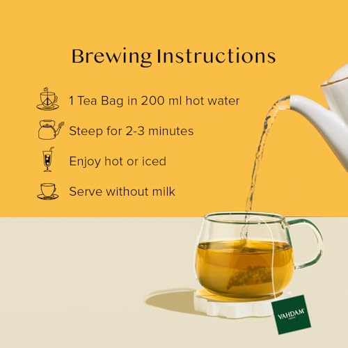 Chamomile Mint Citrus Green Tea Bags (15 Count)