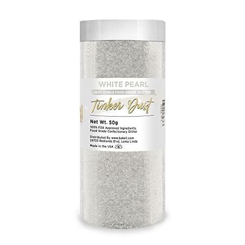 White Edible Glitter