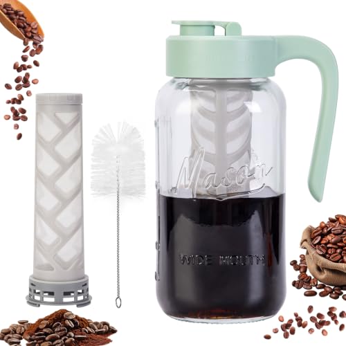 Cold Brew Coffee Maker Glass (2 Count)