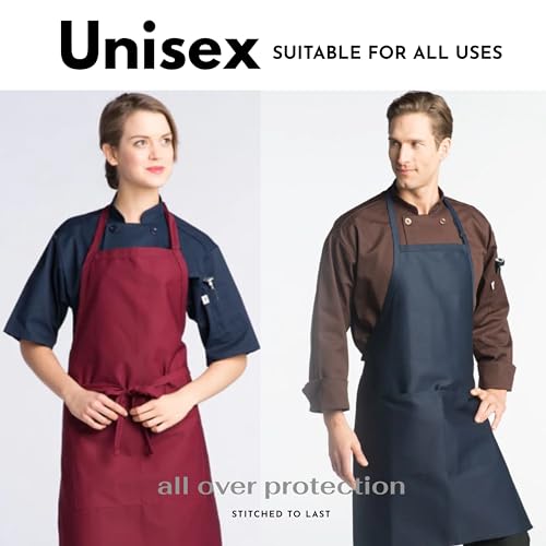 Forest Green 2 Pack Premium Bib Aprons