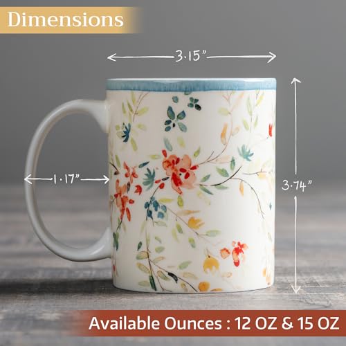 Coffee Mug with Handles Tea Cups (2 Count)