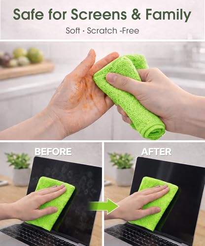 Microfiber Cleaning Cloth Roll (100 Count)