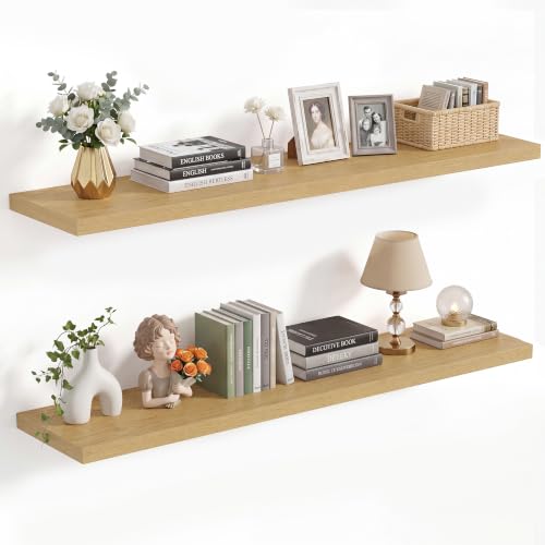 10 Inch Deep Floating Shelves 40” Set of 2 (2 Count)