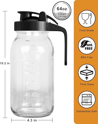 Mason Jar Pitcher Set of 2 (2 Count)