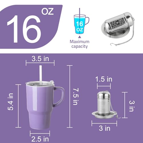 Sweejar Ceramic Tea Cup with Lid