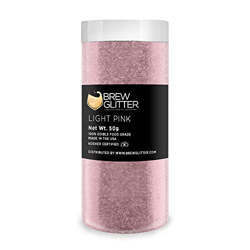 Light Pink BREW GLITTER Edible Glitter For Drinks