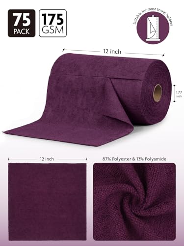 Microfiber Cleaning Cloth Roll (75 Count)