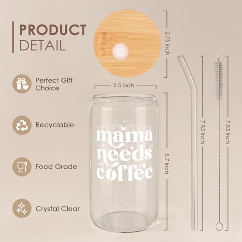 Mom Glass Can