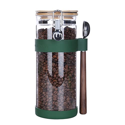 KKC Vacuum Sealed Coffee Bean Storage Container with Scoop