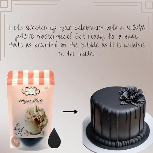 Black Fondant for Cake Decorating