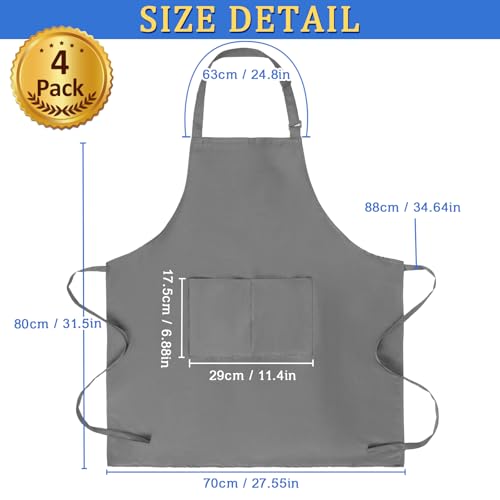 4 Pack Chef Apron (4 Count)