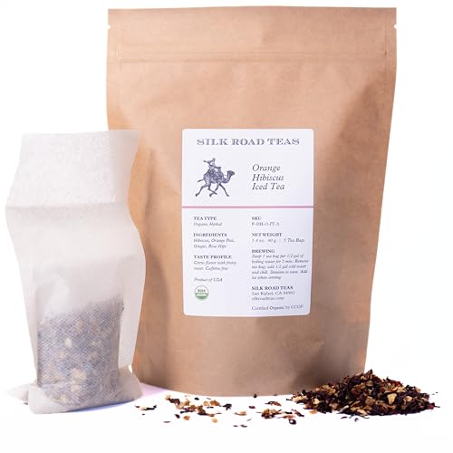 Organic Orange Hibsicus Herbal Iced Tea (5 Ounce)