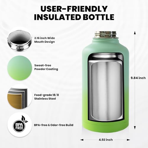 Insulated Water Bottle 64 oz