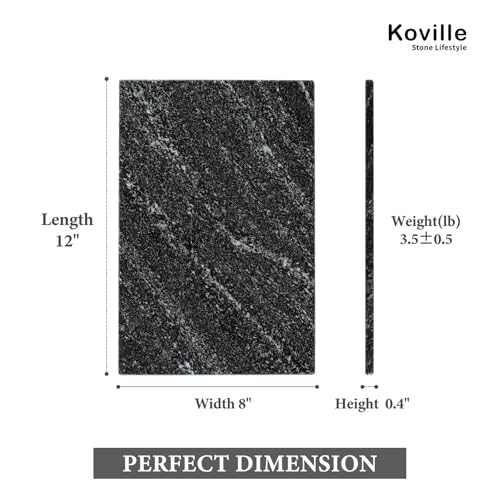 Natural Black Marble Cutting Board for Kitchen Counter