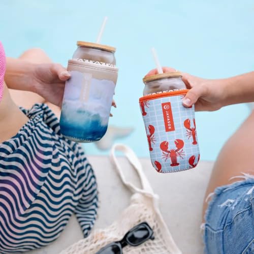 JavaSok Iced Coffee & Cold Soda Insulated Neoprene Cup Sleeve