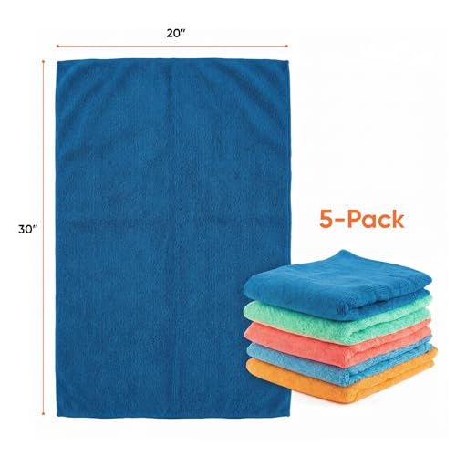 Microfiber Squeegee Mopping Towel Extra Large Miracle Cloth Streak Free Floor Cloth 20x30 House (10 Count)