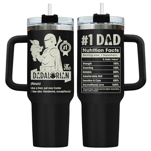 Dad Funny Space 40 oz Tumbler with Handle