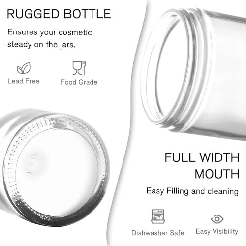 2 OZ Glass Jars with Lids (48 Count)