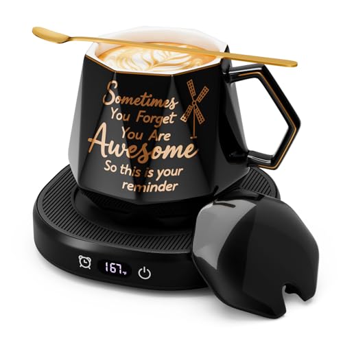 Coffee Mug Warmer Set Smart Electric Cup Candle Warmer for Desk Office