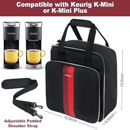 Travel Coffee Maker Carrying Bag Single Serve Coffee Maker Portable Storage Bag with Fully Open Design