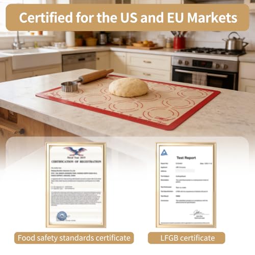 2 Pack Silicone Baking Mats