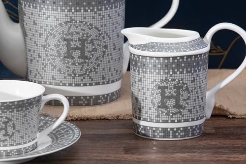 Complete Porcelain Tea Set for 6