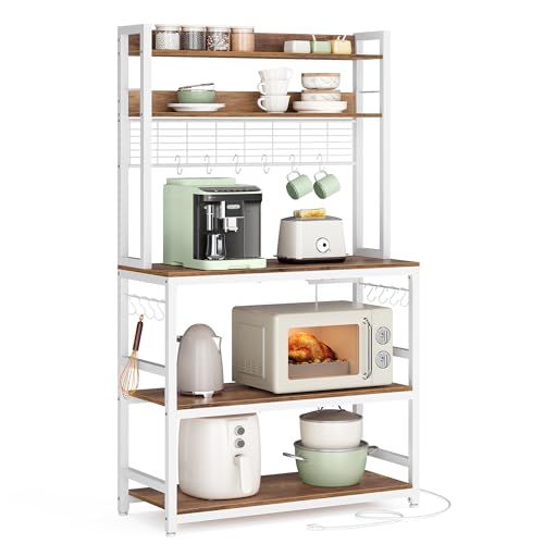 Bakers Rack with Power Outlet