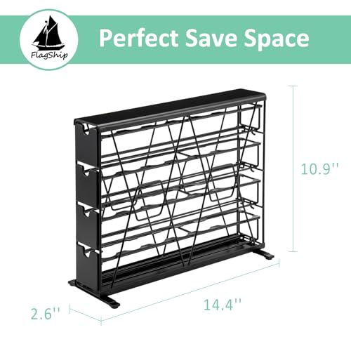 K Cup Holder for Keurig Pods Coffee Pod Storage 4 Tier K Cup Drawer Organizer for Counter (4 drawer)