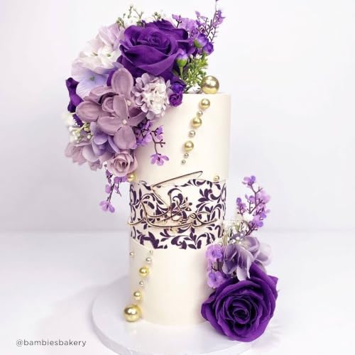 Cake Decorating Stencil for Tall Buttercream Cake