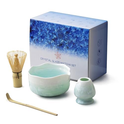 Natural Crystal Flower Matcha Set